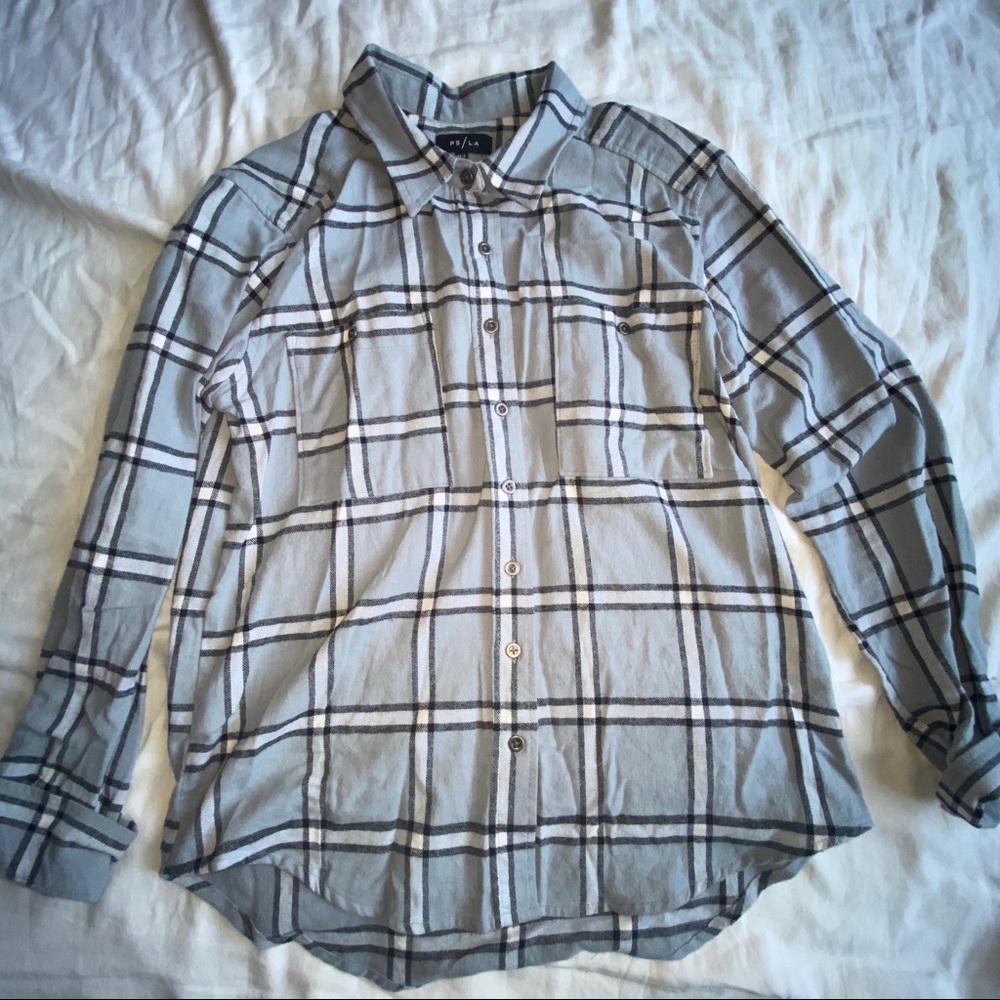 baby blue flannel